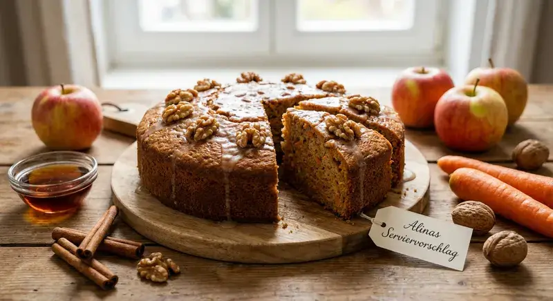 Landherz Apfel-Rübli-Kuchen Rustikal