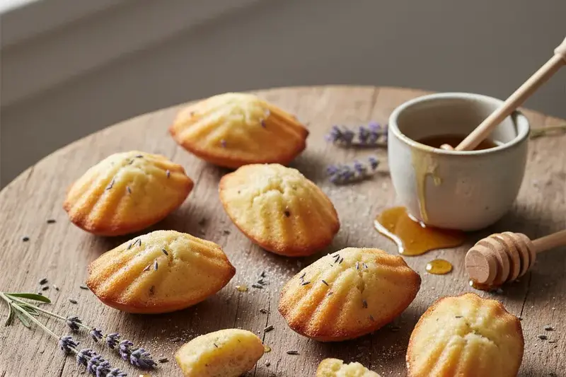 Lavendel Honig Madeleines