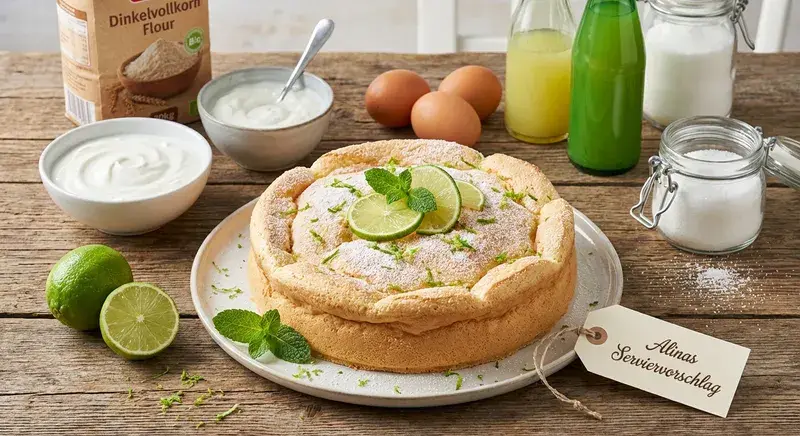 Limette-Minze-Joghurt-Wolke