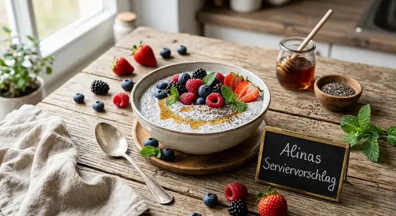 Luftiger Beeren-Pudding nach Hausfrauen-Art