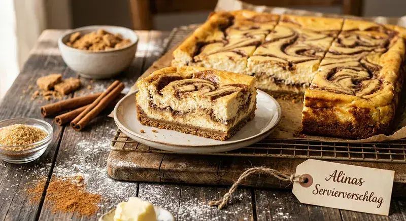 Luftiger Zimt-Cheesecake