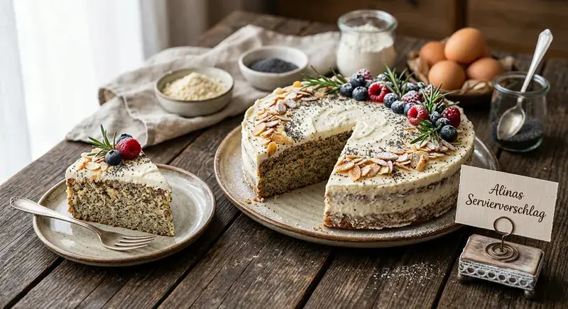 Mandel-Mohn Traum Torte Variante V