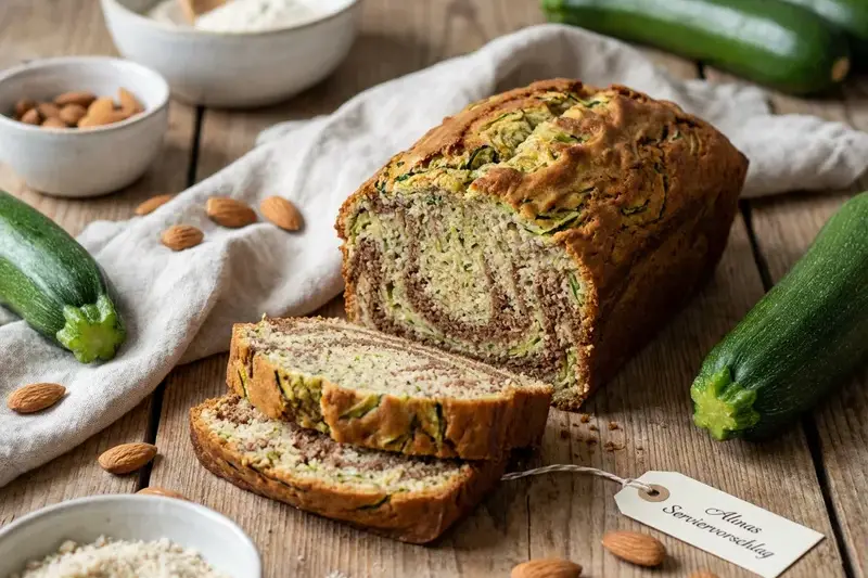 Marmor-Traum mit Zucchini & Mandel