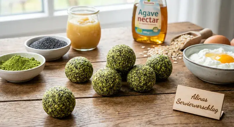 Matcha-Mohn-Zauber Grüne Energie Happen