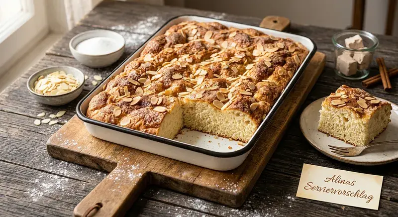 Maus starker Zuckerkuchen Fluffig & Goldbraun aktiver Hefe
