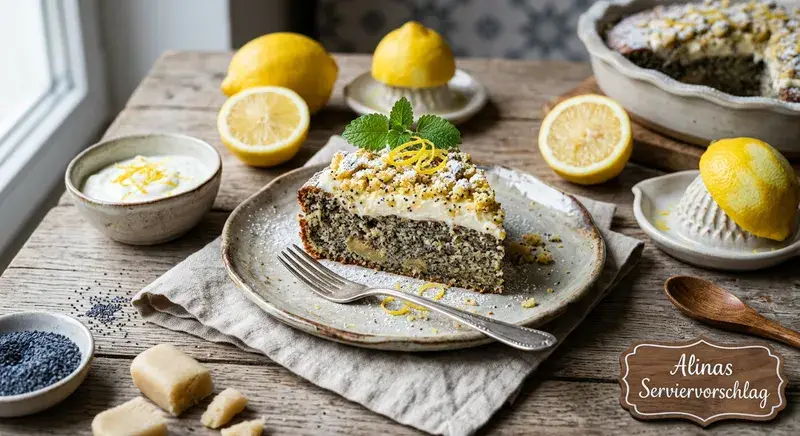 Mohn Marzipan Wolke Zitronen Crunch
