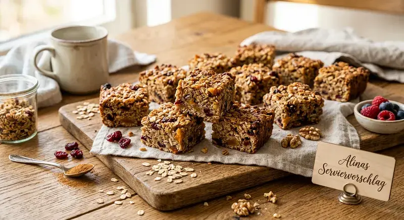 Müsli Kuchen Würfel crunchy, fruchtig, unwiderstehlich