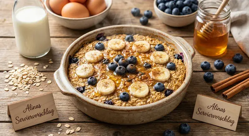Gebackene Overnight Oats