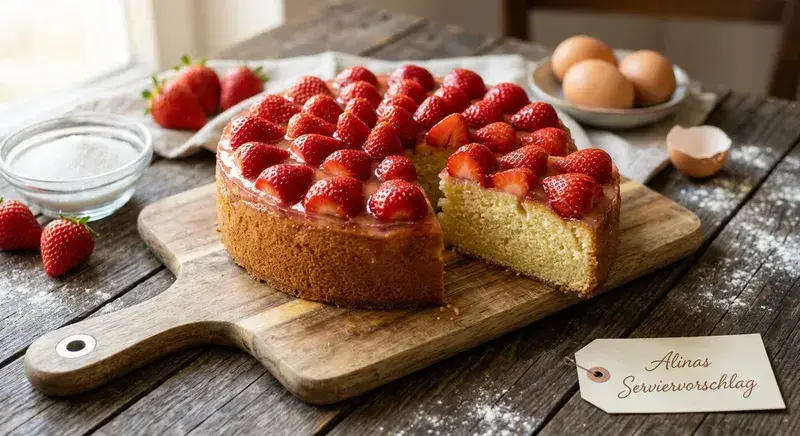 Perfekter Erdbeerkuchen in nur wenigen Minuten Einfach und lecker