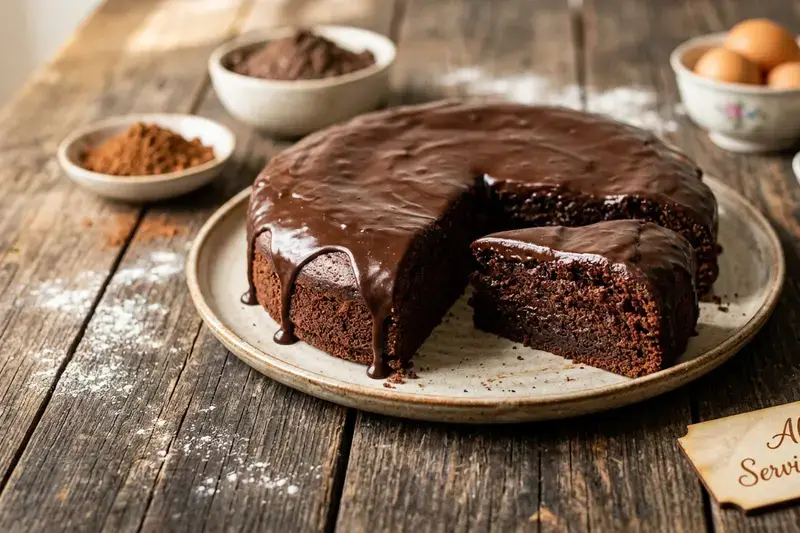Pornokuchen der saftigste und beste Schokoladenkuchen Schoko Glasur