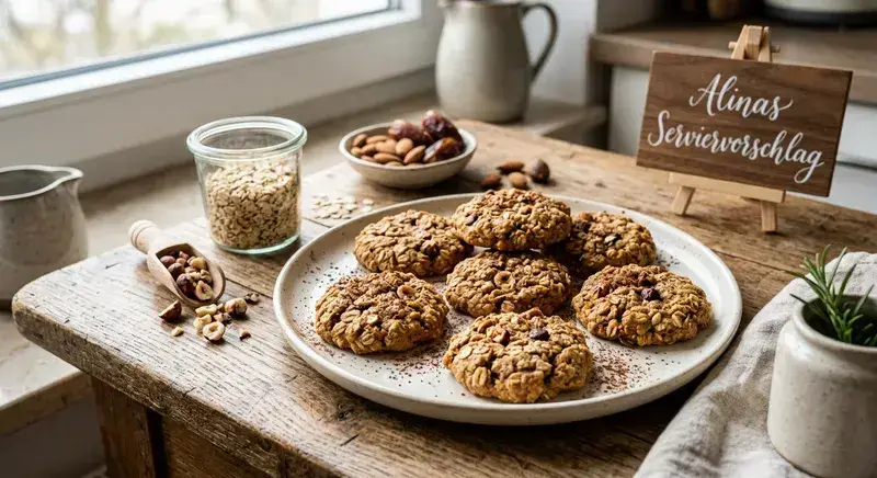 Power-Pralinen Hafer-Kakao-Cookies