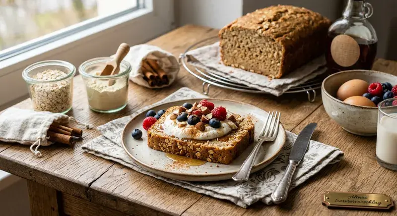 Protein-Pancake-Brot Frühstück neu gedacht