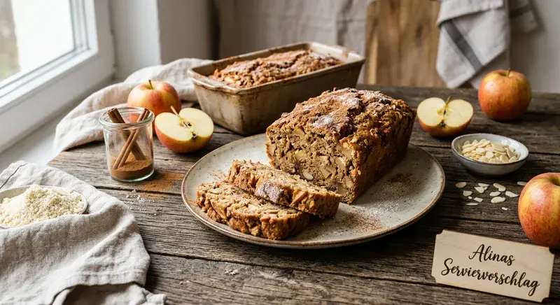 Protein Wunder Zimt Apfel Schatz im Teig