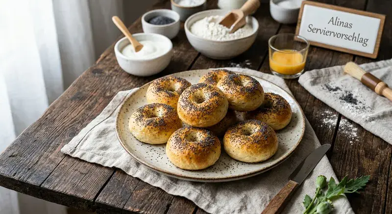 Quark-Mohn-Bagel-Minis Fluffy & Blitzschnell