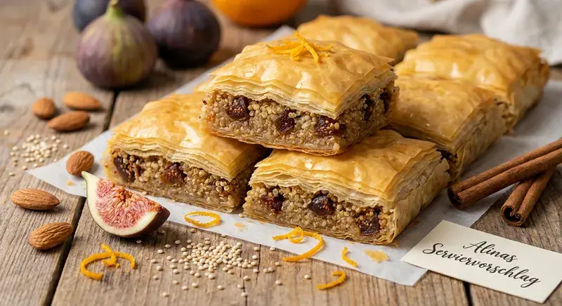 Quinoa Feigen Baklava Das Morgenland trifft Modern Fit