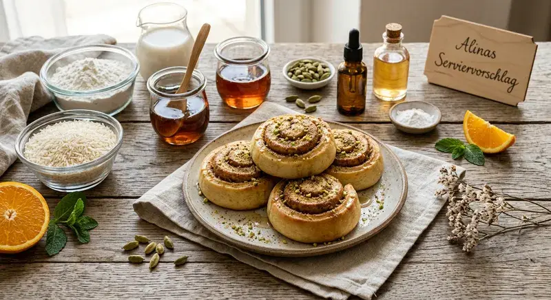Reis-Kardamom-Schnecken à la Levante