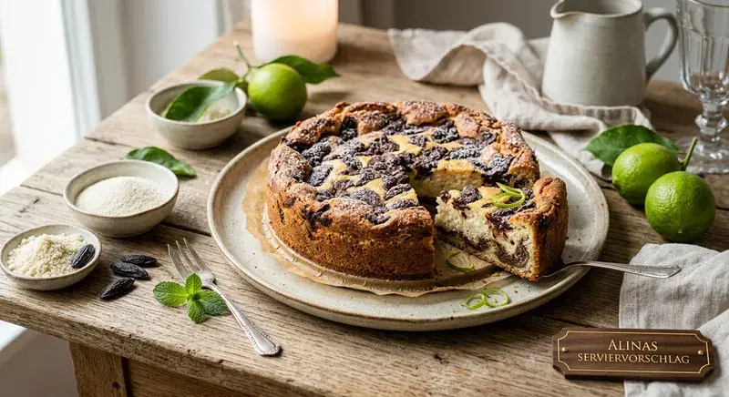 Reisgrieß Zupfkuchen Tonkabohne & Limette