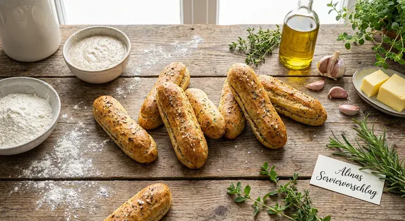 Rustikale Sauerteig-Eclairs á la Provence