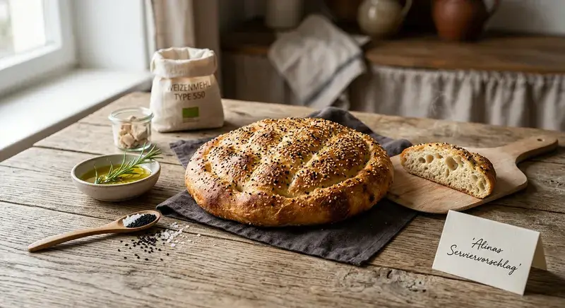 Rustikales Brot frisch gebacken