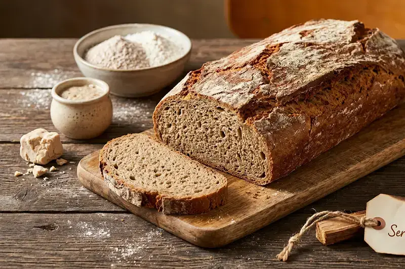 Rustikales Roggen-Brot