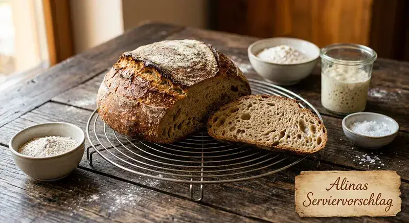 Rustikales Sauerteig-Brot
