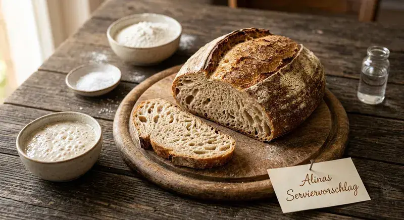 Rustikales Sauerteig-Brot