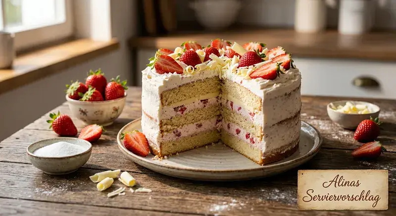 Saftige Erdbeer-Torte