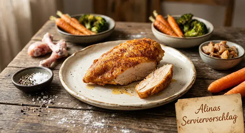 Saftige Hähnchenbrust im Airfryer