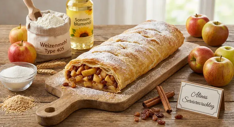 Saftiger Apfel-Strudel zum Niederknien
