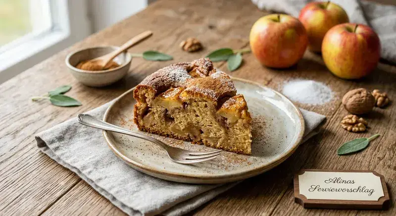 Saftiger Apfel Zimt Wunderkuchen Blitzrezept für Genussmomente