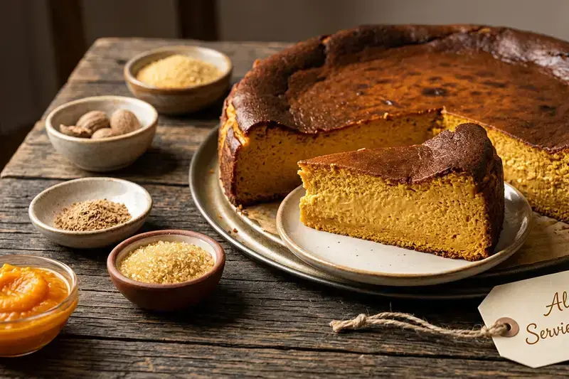 Saftiger Kürbis-Käsekuchen