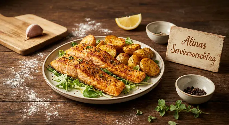 Saftiger Lachs in der Heissluftfritteuse