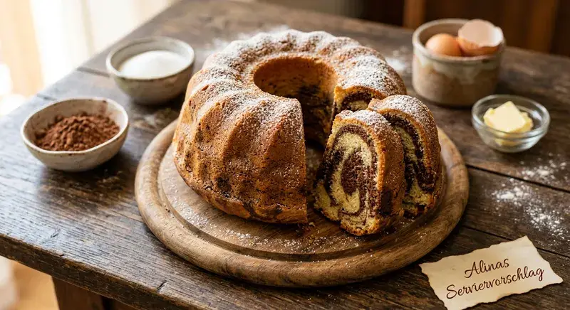 Saftiger Marmorkuchen