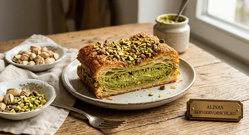 Saftiger Pistazien-Croissant