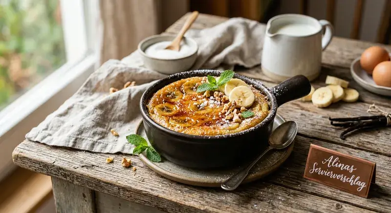 Samtig karamellisierter Bananen Traum Kein Dessert geht einfacher
