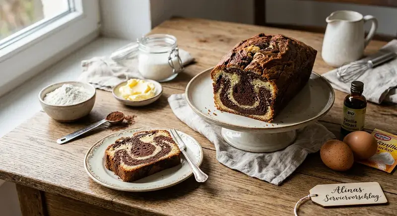 Samtig Sanfter Schoko Vanille Wunderkuchen Dein Marmor Meisterwerk