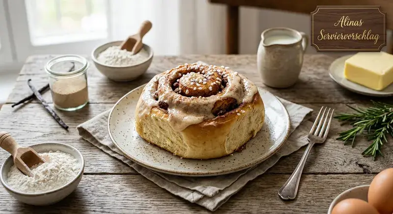 Samtig zimtige Frühlingsschnecken Wolke