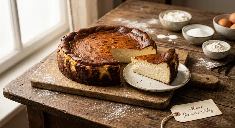 San Sebastian Cheesecake einfach, cremig und himmlisch lecker