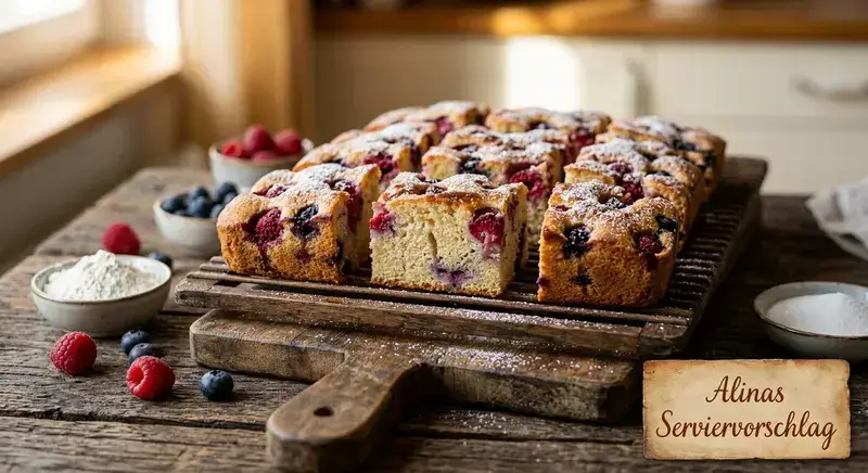 Schnell & Einfach Buttermilch Beerenkuchen perfekt für den Sommer