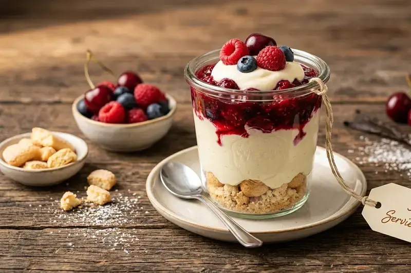 Schnelles Sommerdessert im Glas Einfach fruchtig, leicht & cremig 5