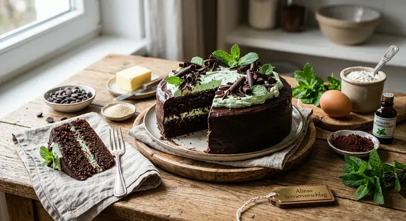 Schoko Minz Kuchen