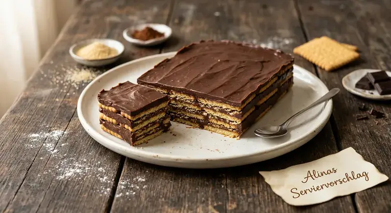 Schokoladen Keks Dessert ohne Backen
