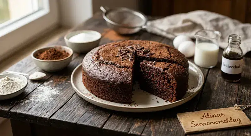 Sehr schneller und saftiger Schoko Kuchen Lecker und