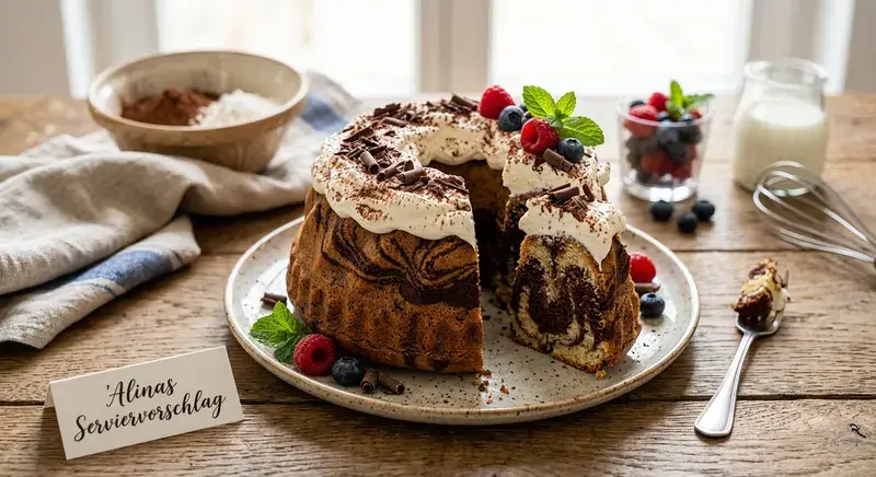 Softe Schokotraum Wolke Blitzschneller Marmor Kuchen