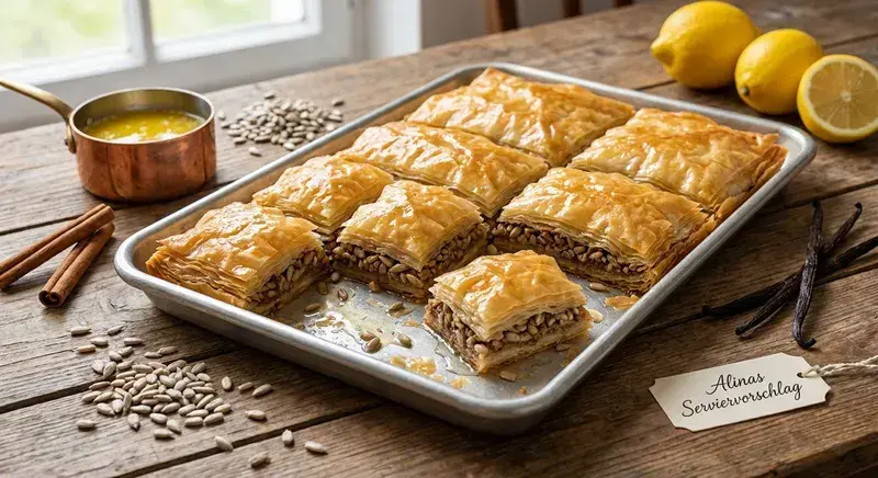 Sonnenblumen Baklava Blitzrezept Crunch