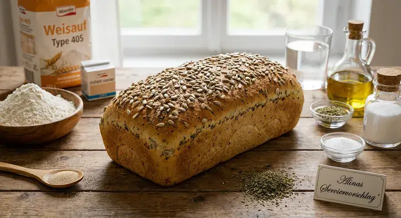 Sonnenblumen-Pita mit Kräuter-Zauber