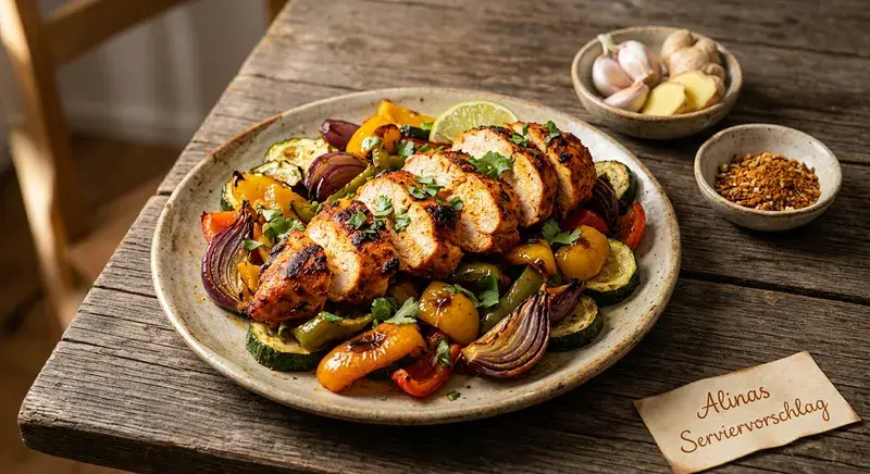 Tandoori Hähnchen aus der Heißluftfritteuse