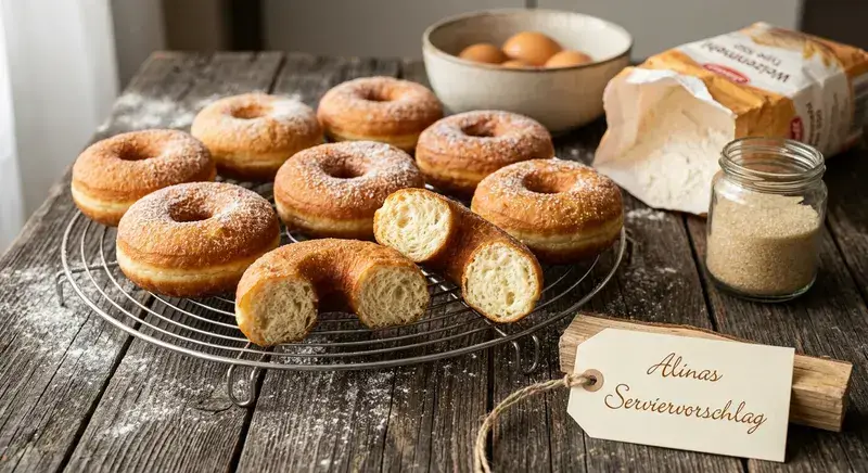 Top Kein Öl innen Das perfekte Rezept für leckere Hefeteig Donuts