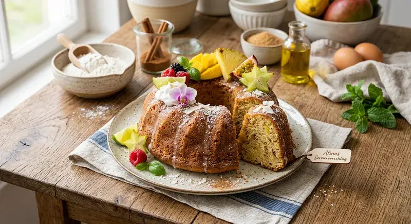 Tropischer Paradies Kükenkuchen