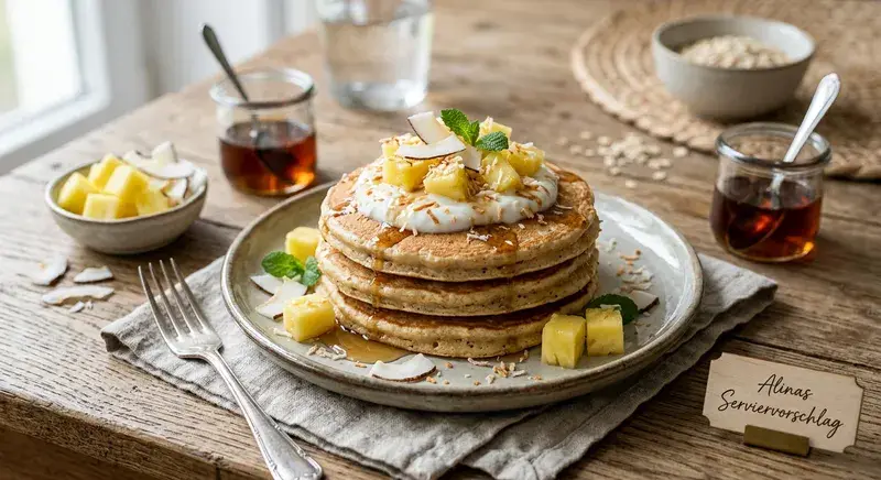 Tropischer Protein-Pancake-Traum